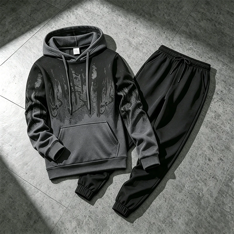 Winter Clothing Pants - Autumn Winter Men's Hoodies Tracksuit Casual