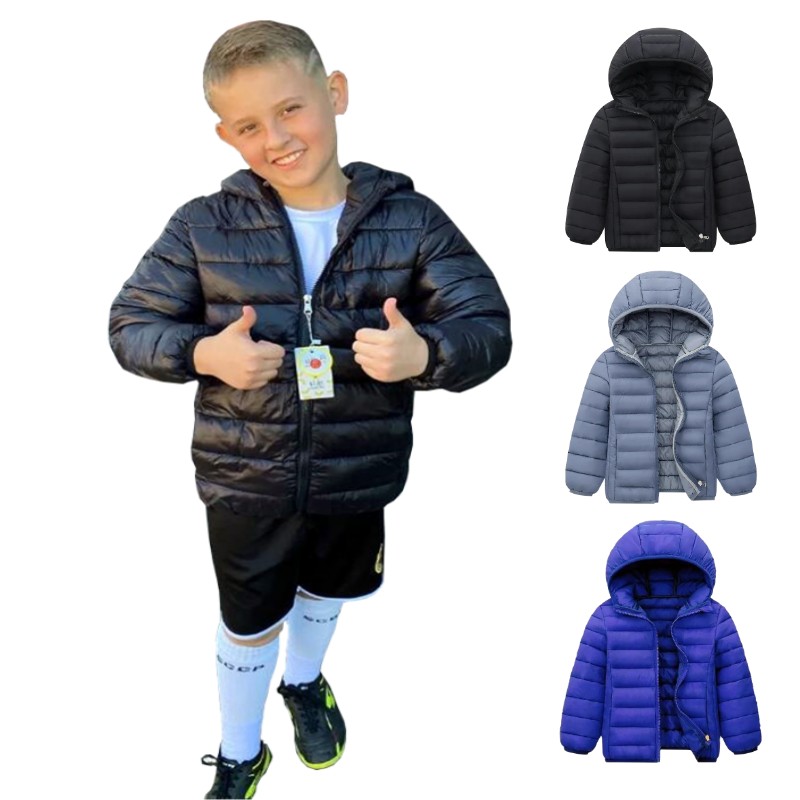 Winter Clothing For Toddlers - Hooded Lightweight Down Jackets Children Boys