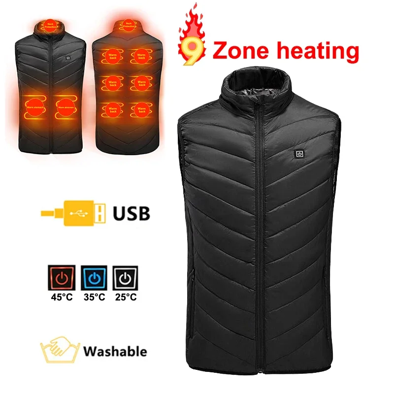 Winter Under Clothing - PHMAX Heated Vest Winter Warm Hiking