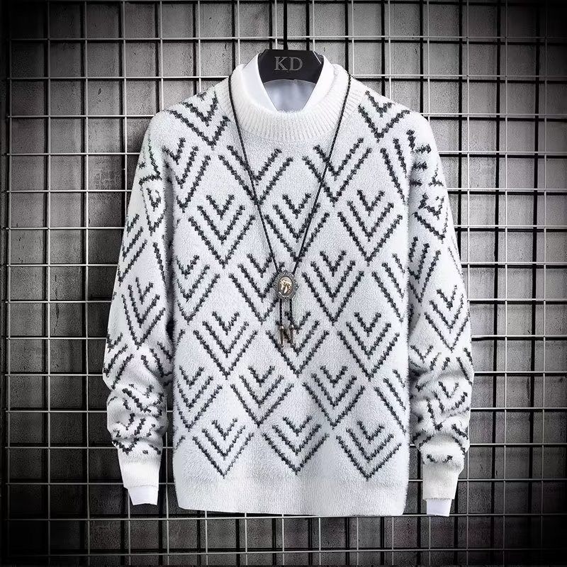 Winter Clothing Men Style - Autumn Winter Men's Sweater Plush Warm