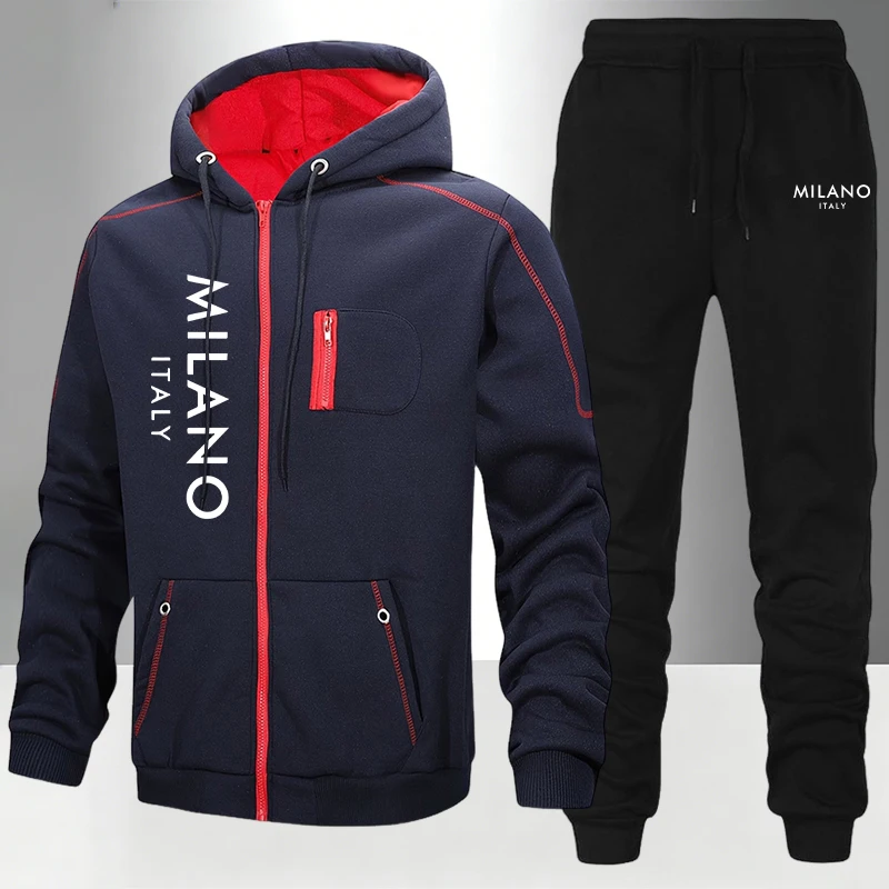 Winter Clothing Pants - 2026 New Men's Tracksuit Casual Hoodie