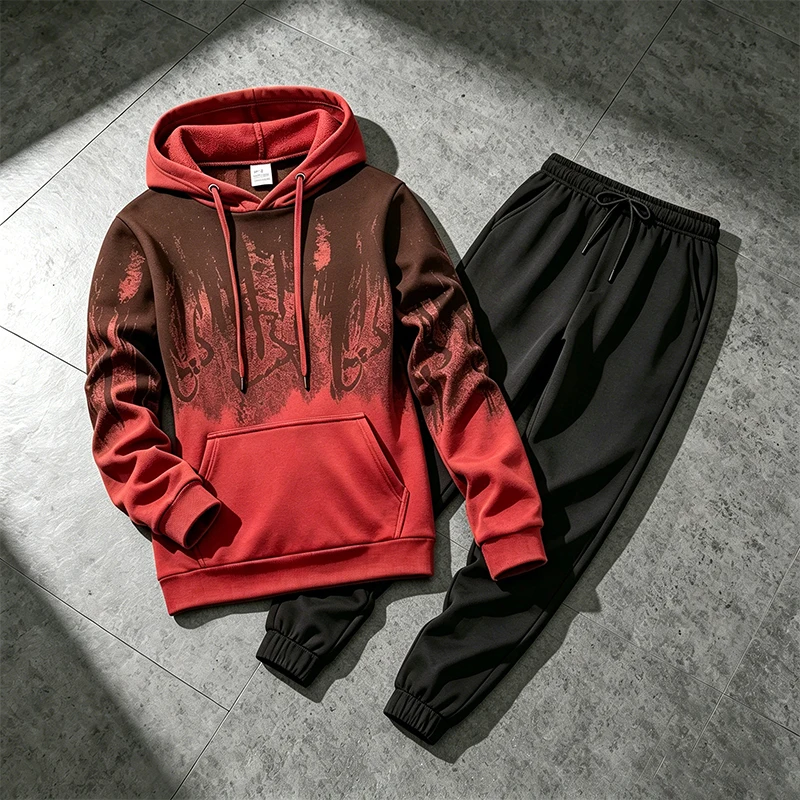 Autumn Winter Men's Hoodies Tr - Winter Clothing Pants 评论和价格
