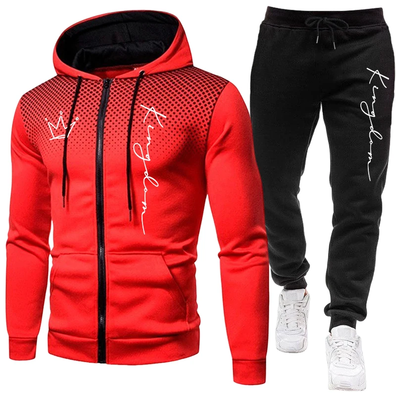 King Men's Jacket Tracksuit Ca - Winter Clothing Matching 评论和价格