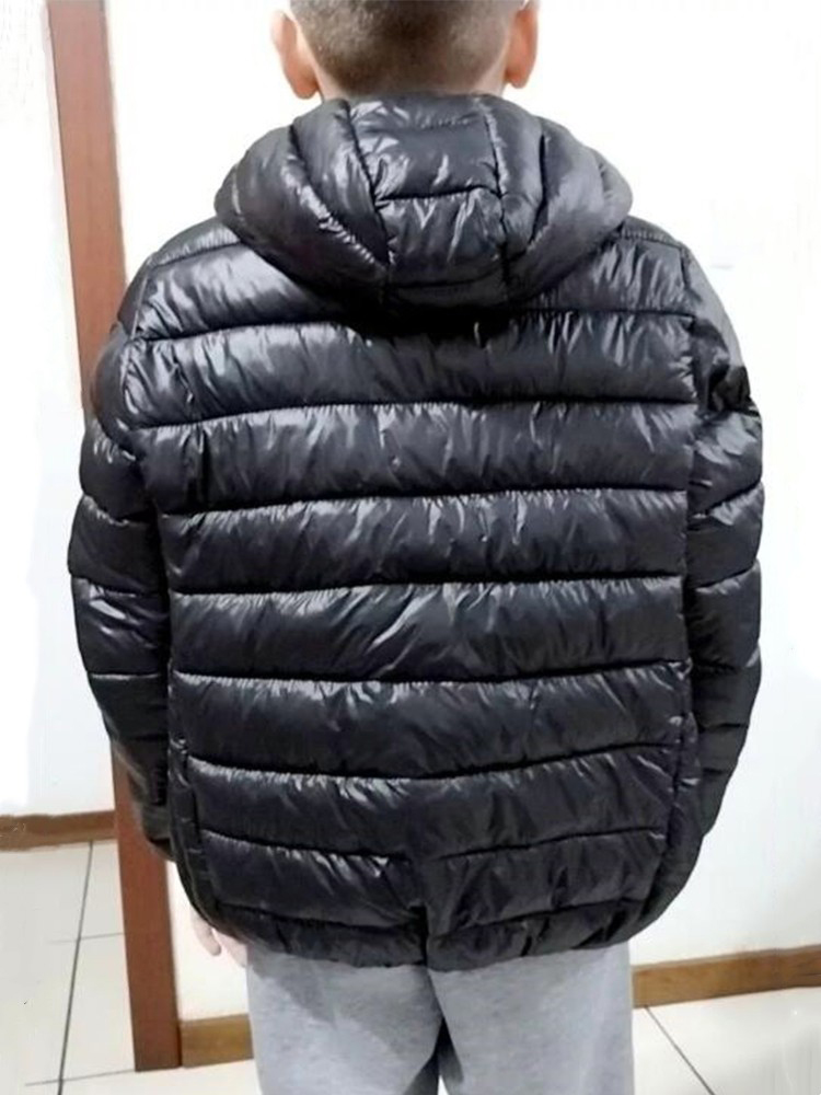 Hooded Lightweight Down Jacket - Winter Clothing For Toddlers 评论和价格