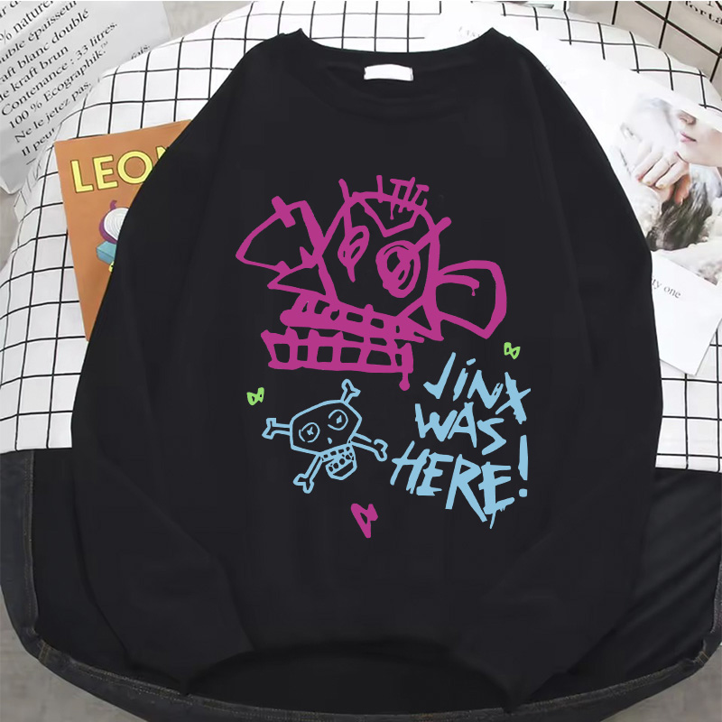 Jinx Arcane Hoodie Hot Anime W - Winter Under Clothing 评论和价格