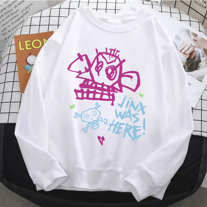 Jinx Arcane Hoodie Hot Anime W - Winter Under Clothing 评论和价格