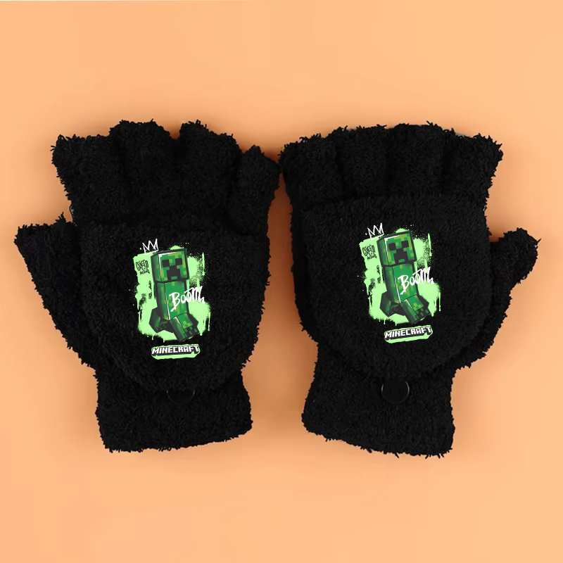 New Game Theme Print Gloves Mi - Winter Clothing For Boys 评论和价格