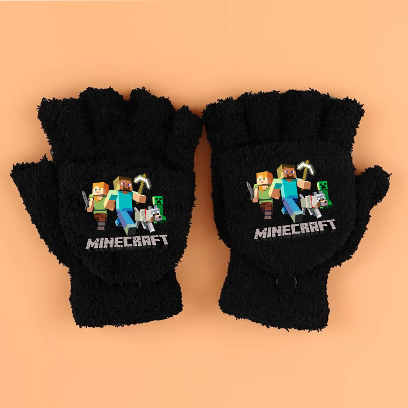 New Game Theme Print Gloves Mi - Winter Clothing For Boys 评论和价格