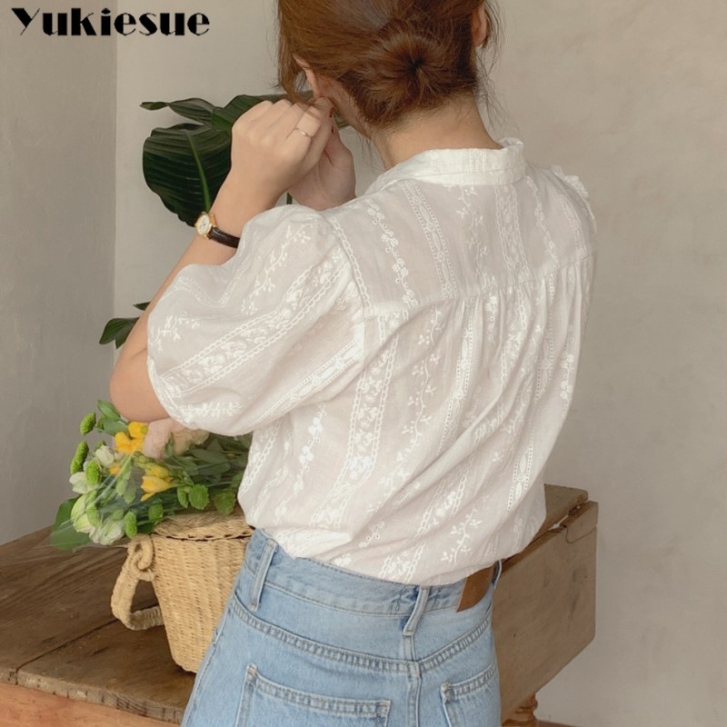 Shirts Women All-match V-Neck  - Winter Clothing Kit 评论和价格