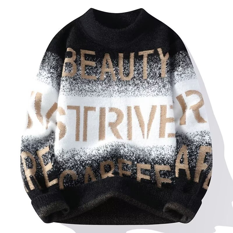 Autumn Winter Men's Sweaters H - Winter Clothing Men Style 评论和价格
