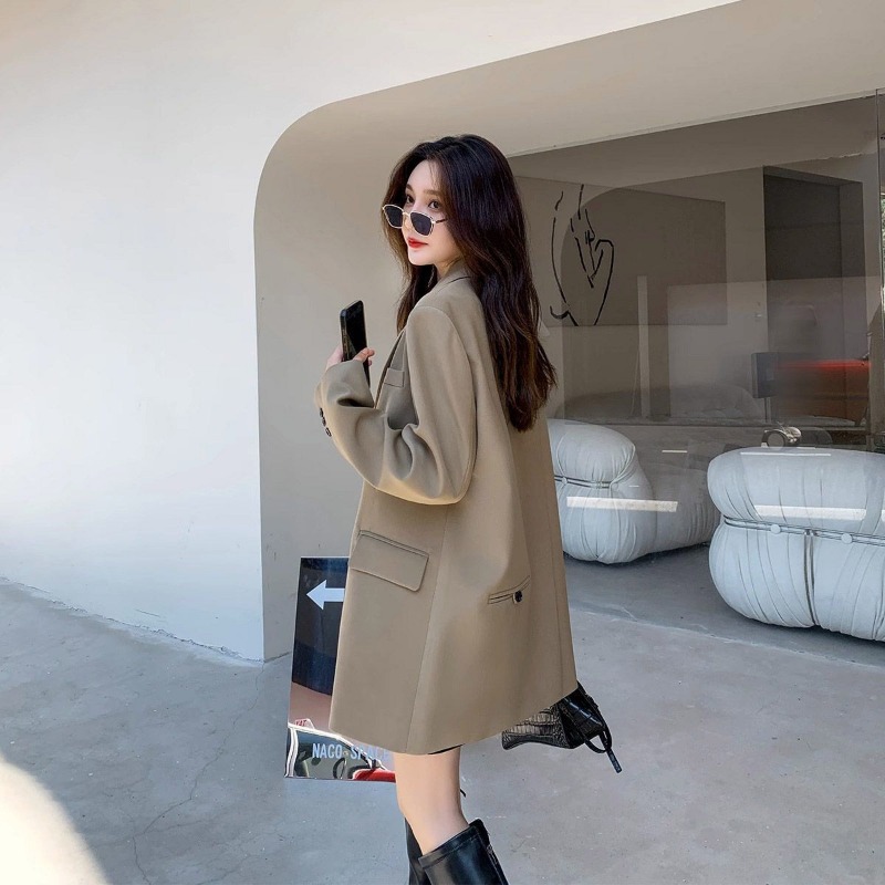 Brand Black Blazer Women Jacke - Winter Clothing Brands 评论和价格