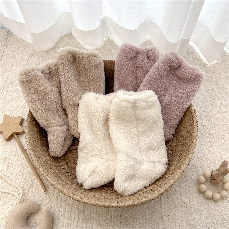 Warm Winter Baby Socks Coral F - Winter Clothing For Toddlers 评论和价格