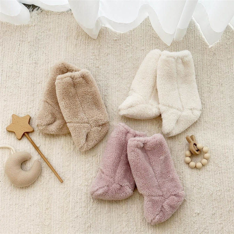 Warm Winter Baby Socks Coral F - Winter Clothing For Toddlers 评论和价格