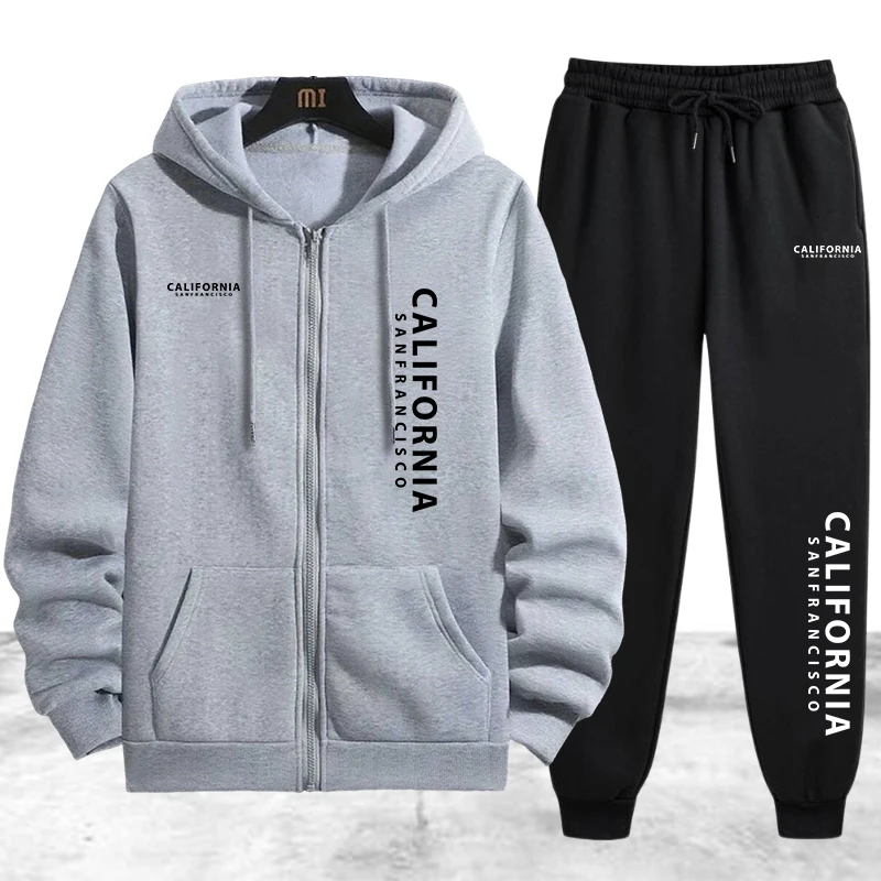 Tracksuit Men's Printing Casua - Winter Clothing Pants 评论和价格