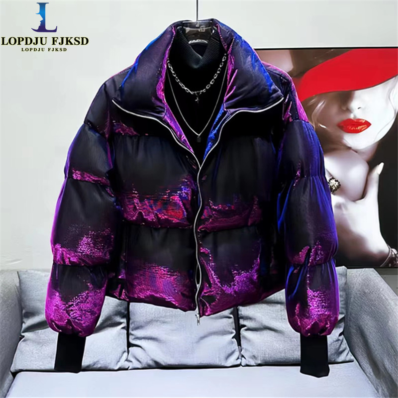 Short Thick Loose Cotton Jacke - Winter Clothing Men Style 评论和价格