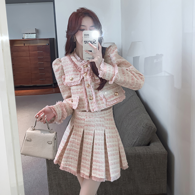 Women Elegant Tassel Y2K Korea - Winter Clothing Outfits 评论和价格
