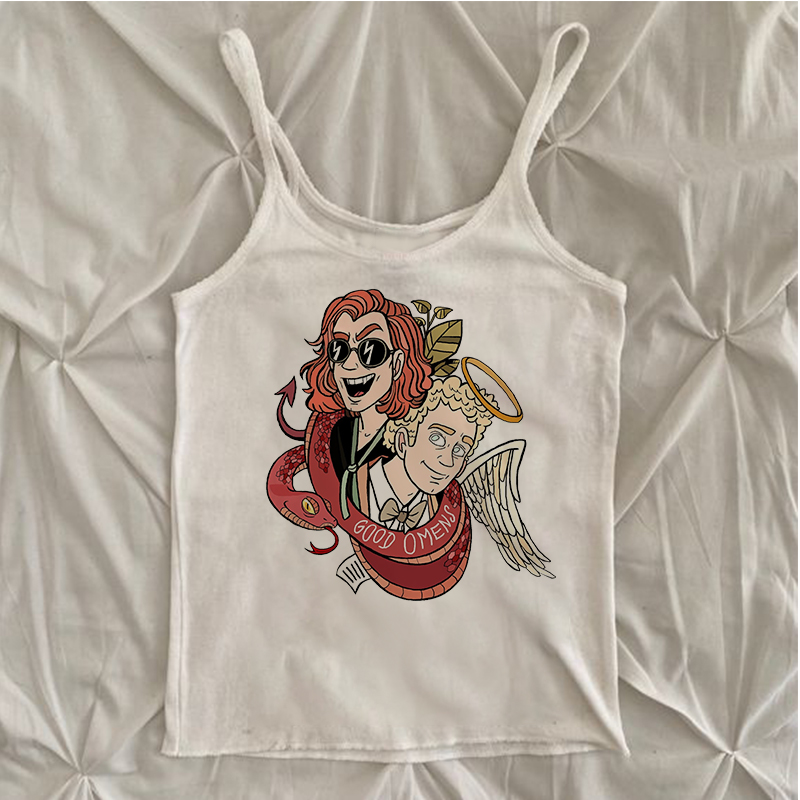 Good OmensY2k Good Omens Print - Zara Winter Clothing Women 评论和价格