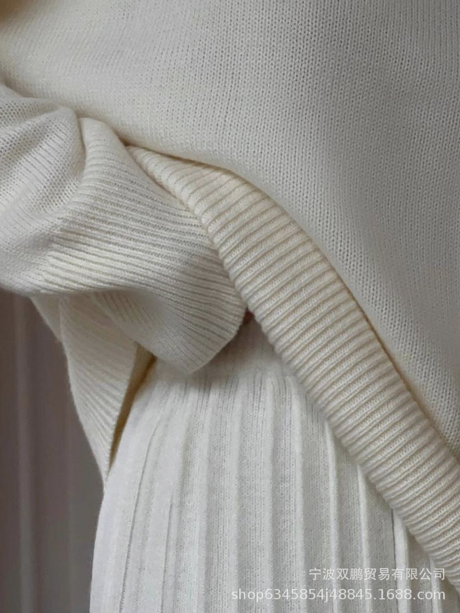 Autumn Solid Color O-neck Swea - Clothing Style Winter 评论和价格