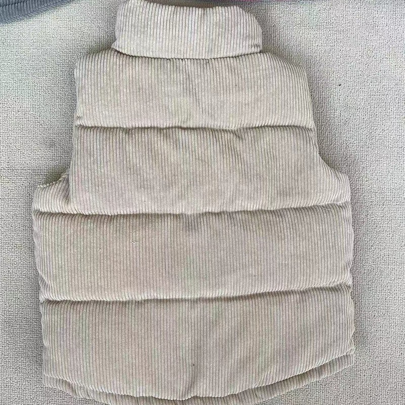 Kids Boys Girls Corduroy Vests - Winter Clothing For Boys 评论和价格