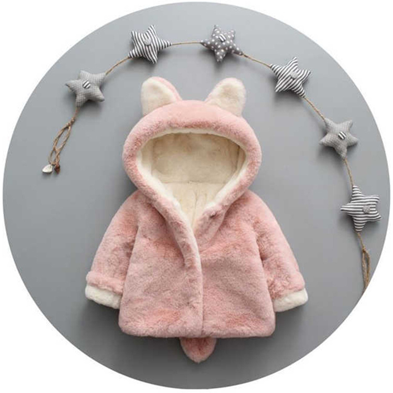 1 2 3 4 Years Plush Baby Jacke - Winter Clothing For Toddlers 评论和价格
