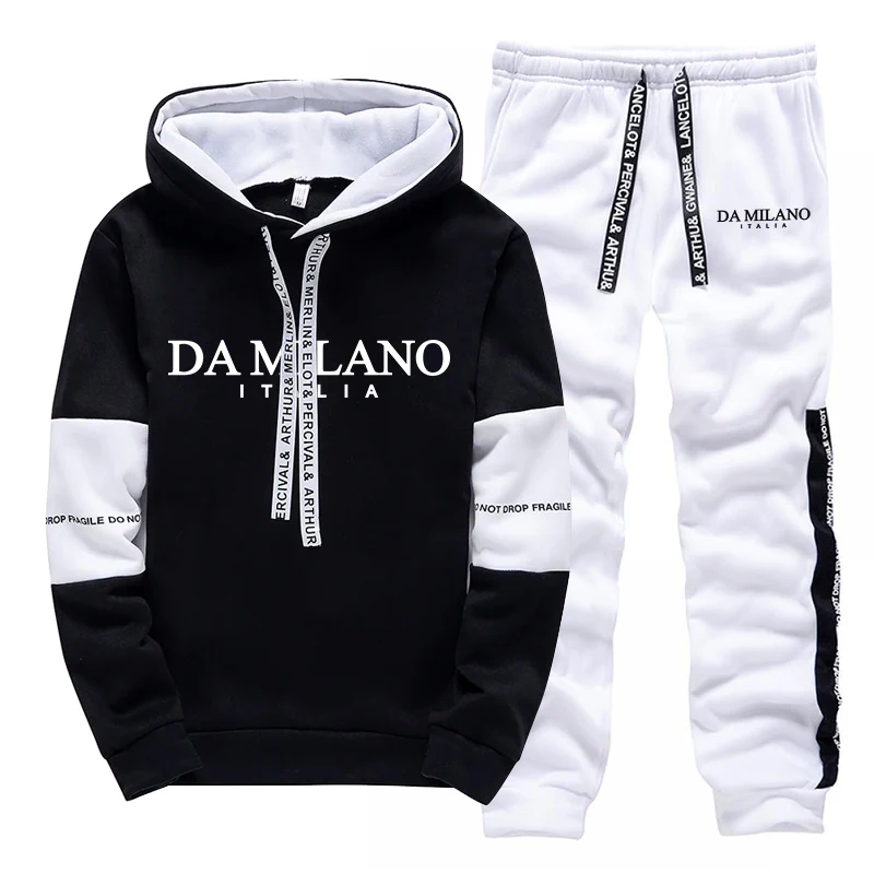 Black White Autumn Winter Men' - Winter Clothing Pants 评论和价格