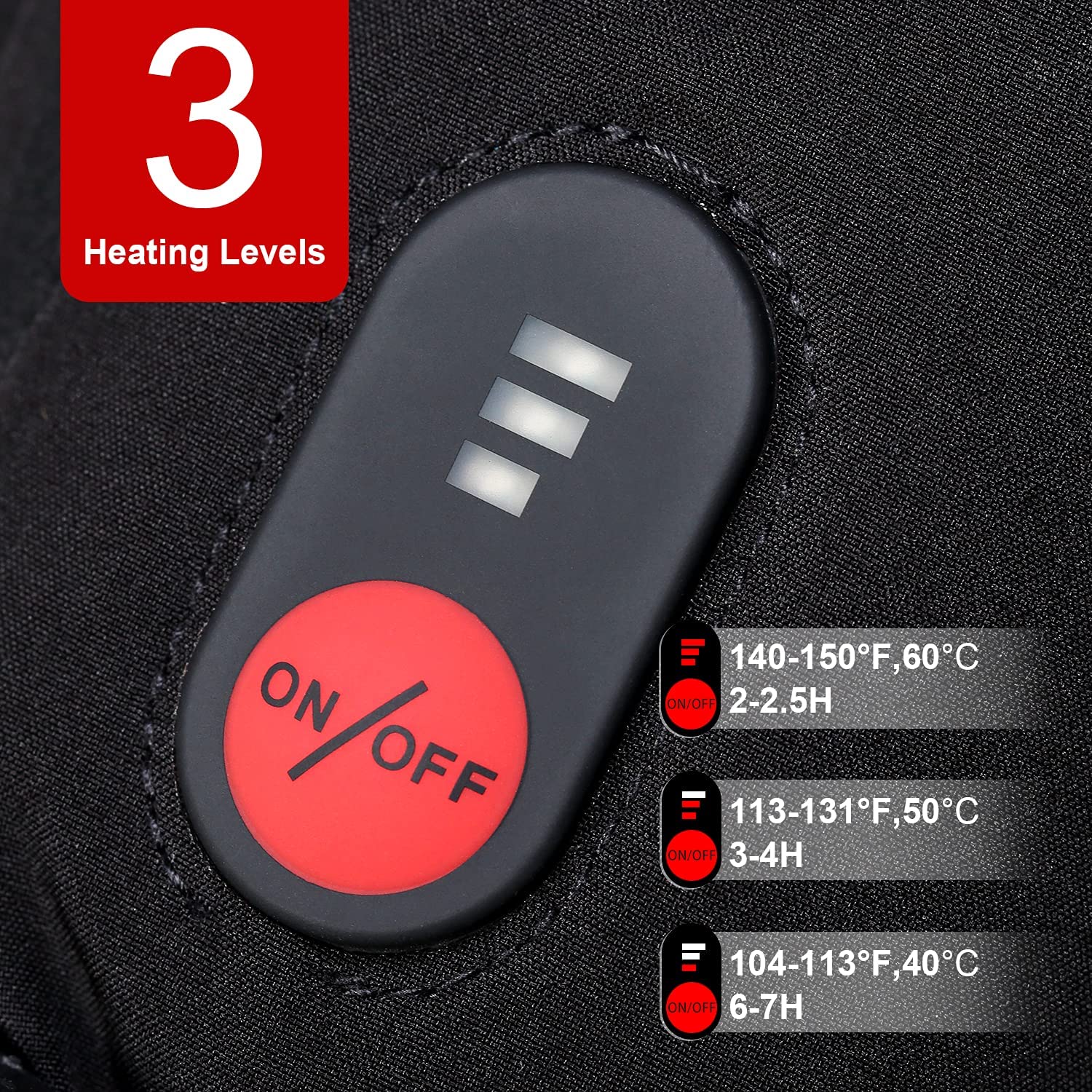 SNOW DEER Winter Heated Gloves - Heated Gloves Electric 评论和价格
