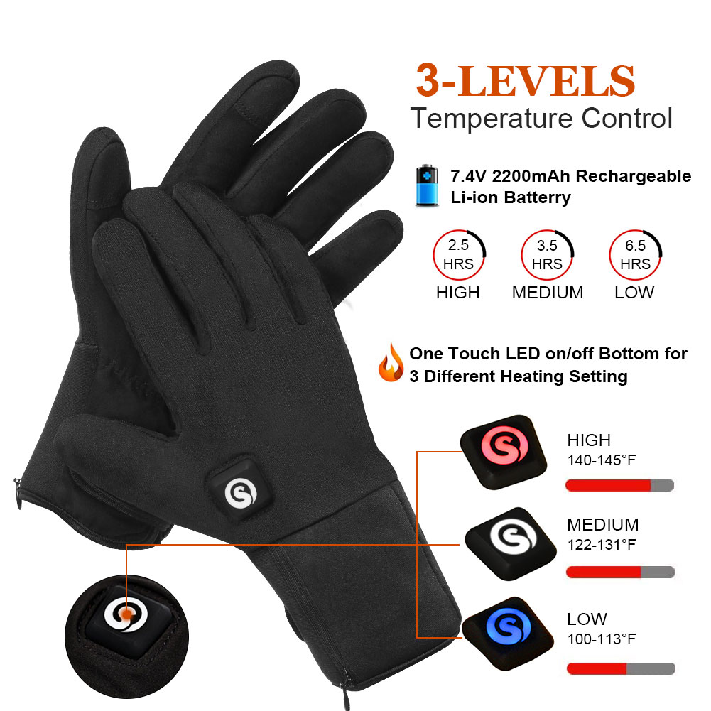 Winter Electric Heated Gloves  - Heated Gloves Electric 评论和价格
