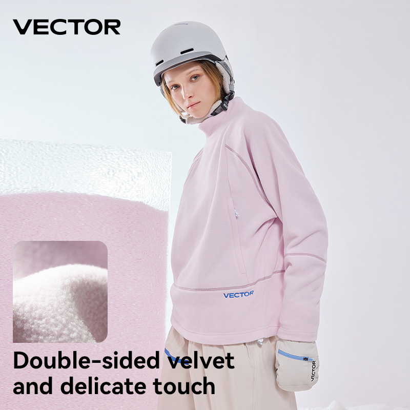 VECTOR Fleece Jacket Woman Men - Winter Clothing Vector 评论和价格