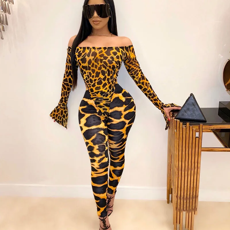 Leopard Print Two Piece Set fo - Winter Clothing Outfits 评论和价格