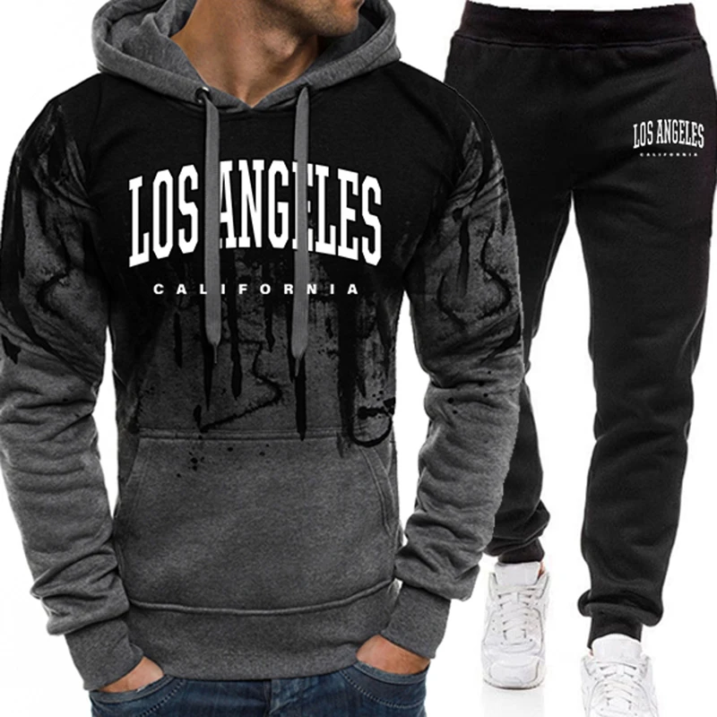 Fashion Men's Tracksuit Print  - Winter Clothing Pants 评论和价格