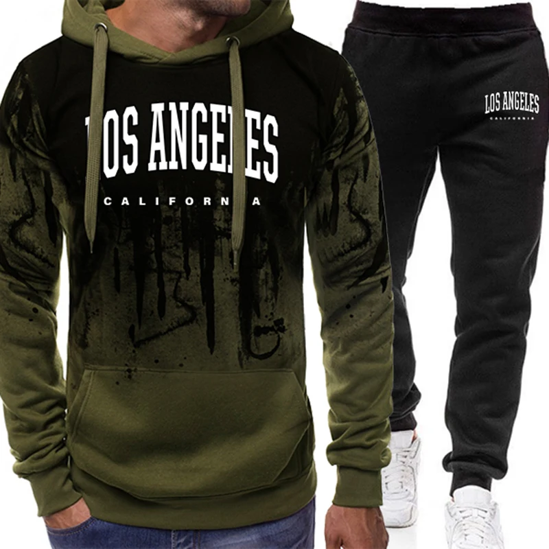 Fashion Men's Tracksuit Print  - Winter Clothing Pants 评论和价格