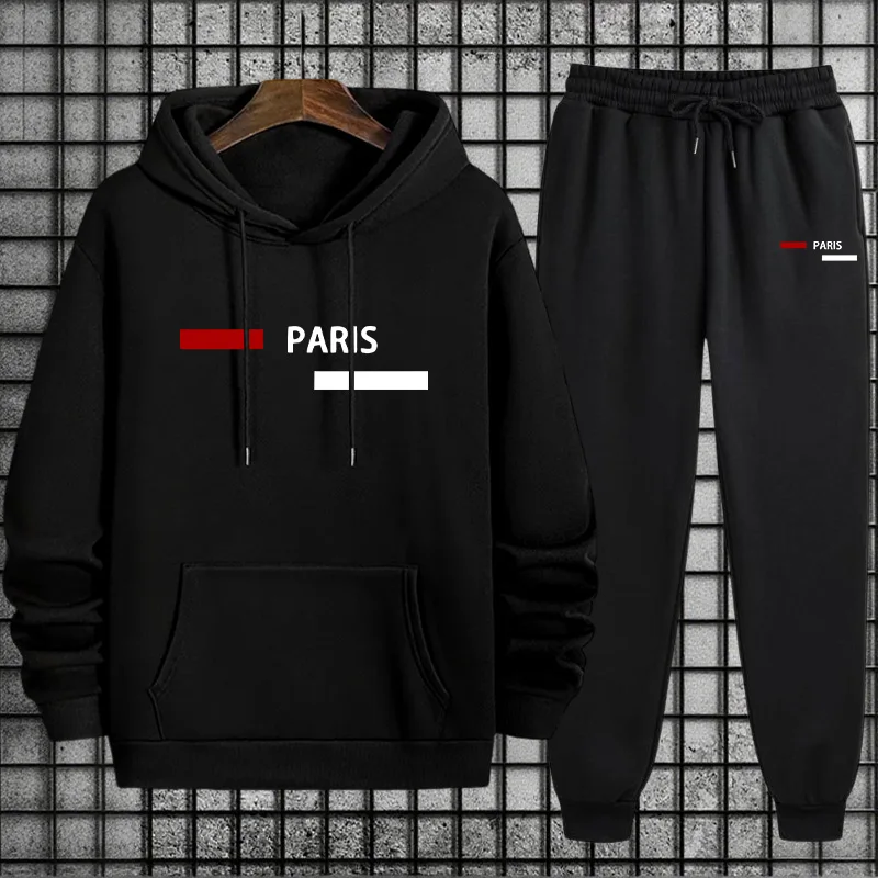 Men's Tracksuit Casual Hooded  - Winter Clothes 评论和价格