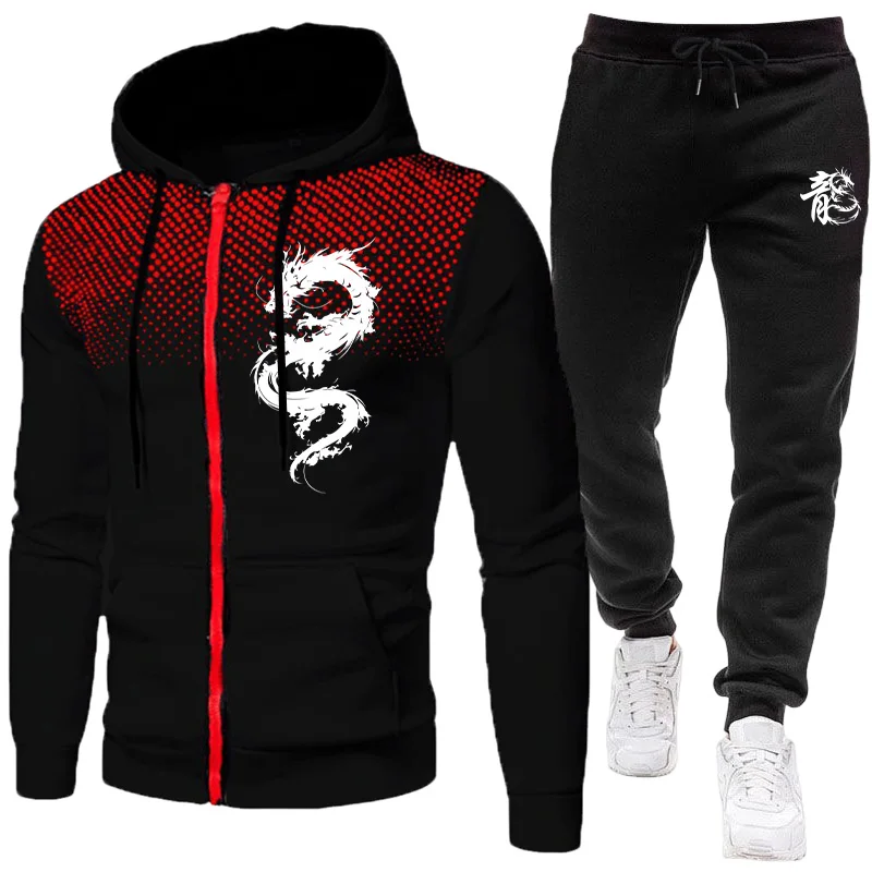 Men's Paris Dragon Pattern Fas - Winter Clothing Pants 评论和价格