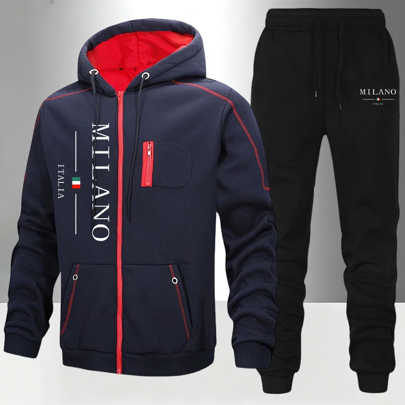 italy Fashion Men's Set/Coat/P - Winter Clothing Matching 评论和价格