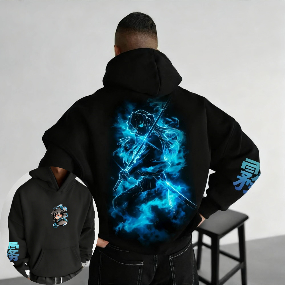 Demon Slayer Men's Hoodie Swea - Winter Clothing For Boys 评论和价格