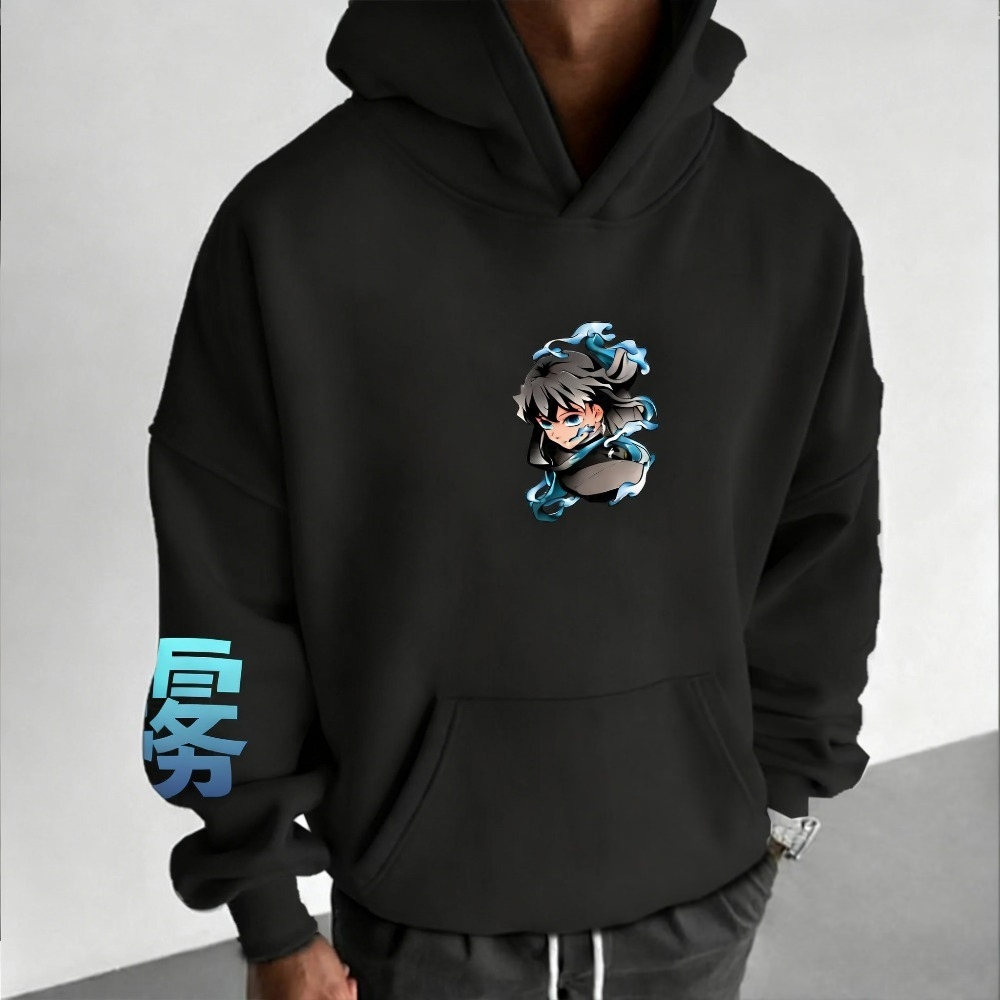 Demon Slayer Men's Hoodie Swea - Winter Clothing For Boys 评论和价格