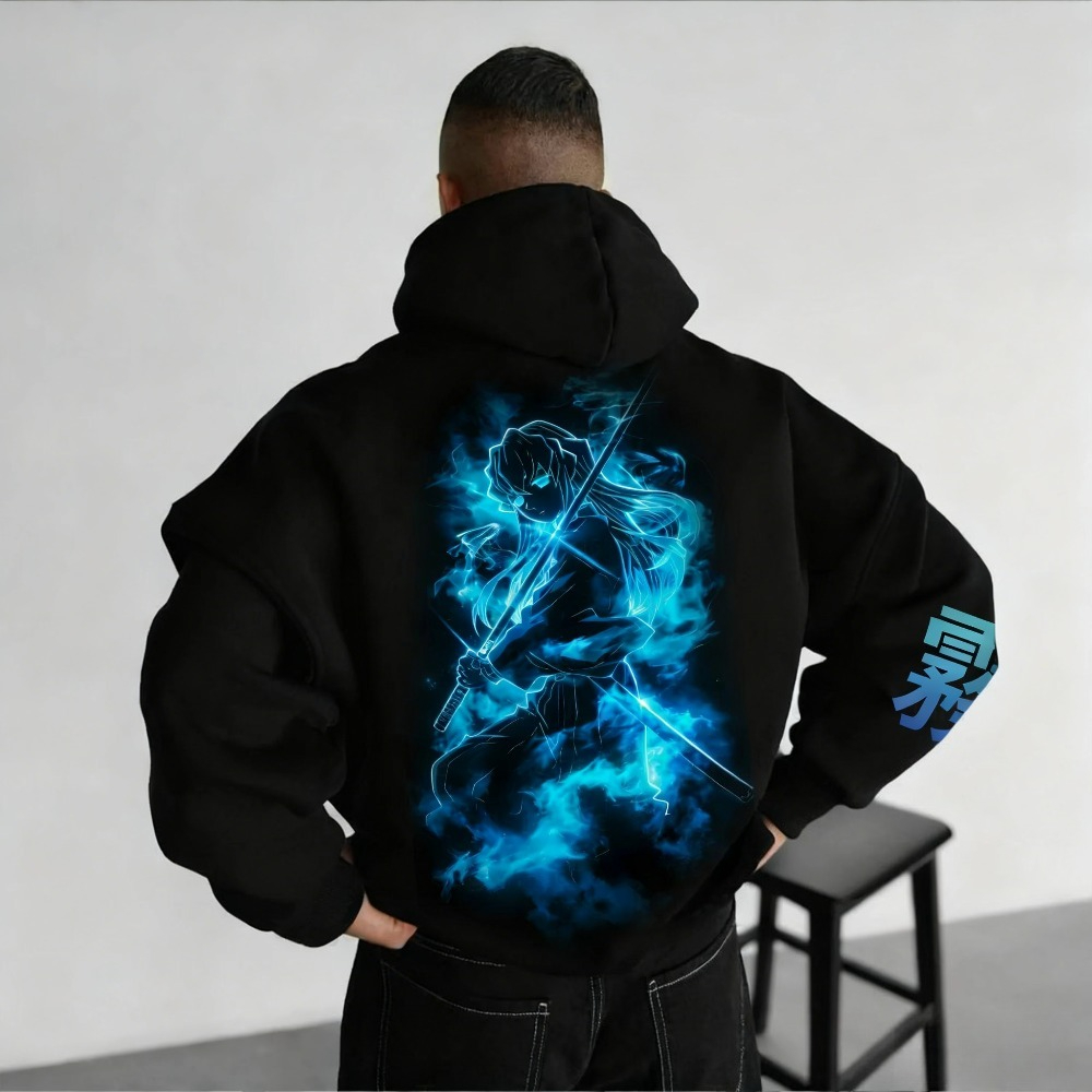 Demon Slayer Men's Hoodie Swea - Winter Clothing For Boys 评论和价格