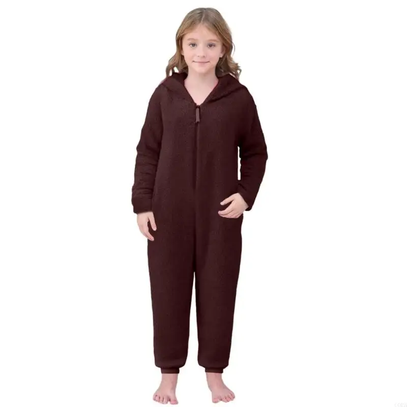 Fleece Plush Warm Pajamas for  - Fleece Hoodie Lined 评论和价格