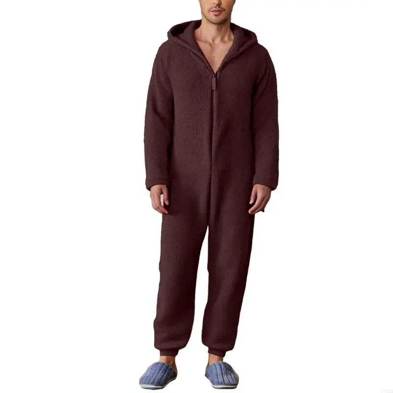 Fleece Plush Warm Pajamas for  - Fleece Hoodie Lined 评论和价格