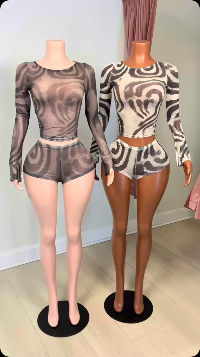 Doyerl Striped Shorts Sets Wom - Winter Clothing Outfits 评论和价格
