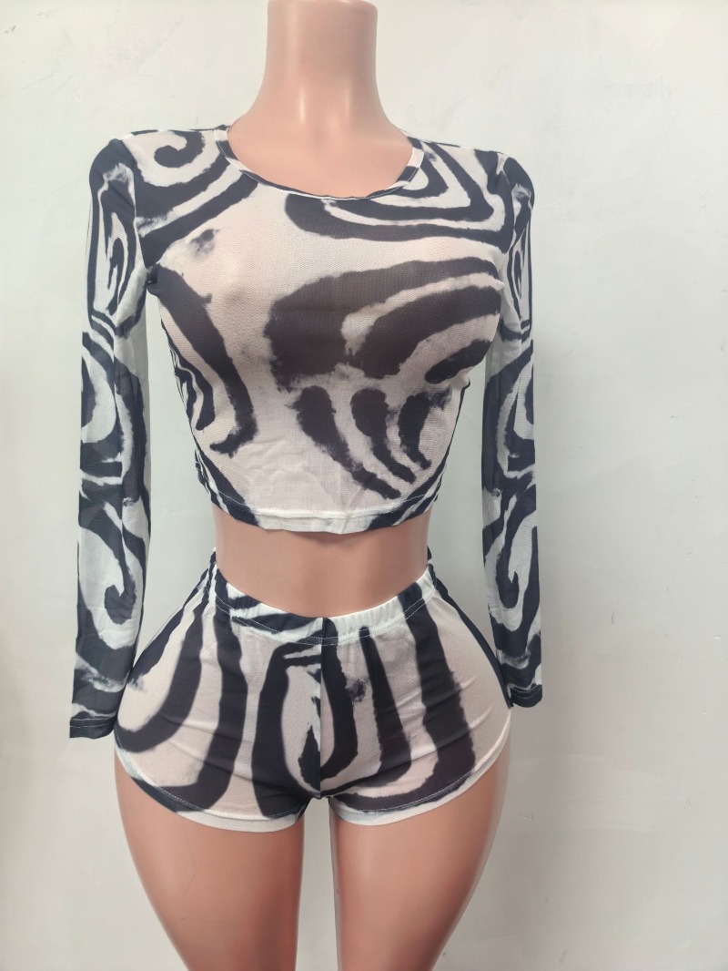 Doyerl Striped Shorts Sets Wom - Winter Clothing Outfits 评论和价格