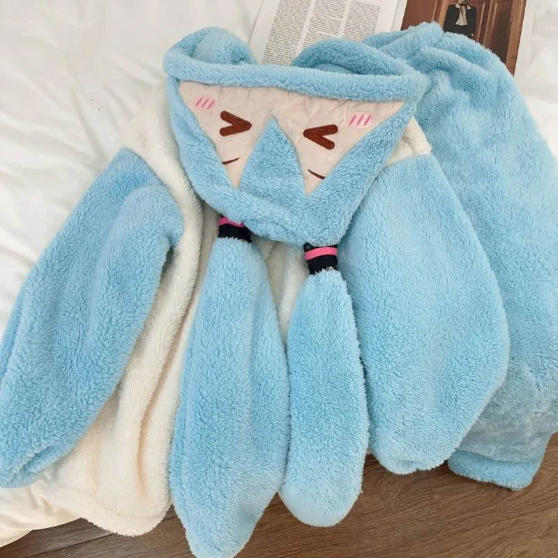 Hatsune Miku cartoon animation - Fleece Hoodie Lined 评论和价格