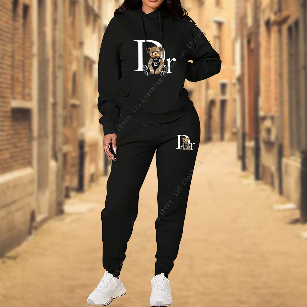 Women's TrackSuit Aesthetic De - Winter Clothing Kit 评论和价格