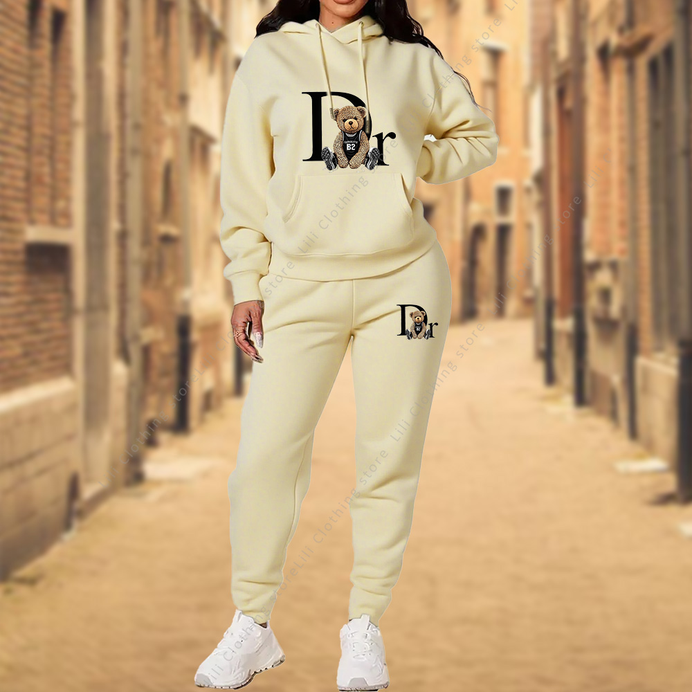 Women's TrackSuit Aesthetic De - Winter Clothing Kit 评论和价格