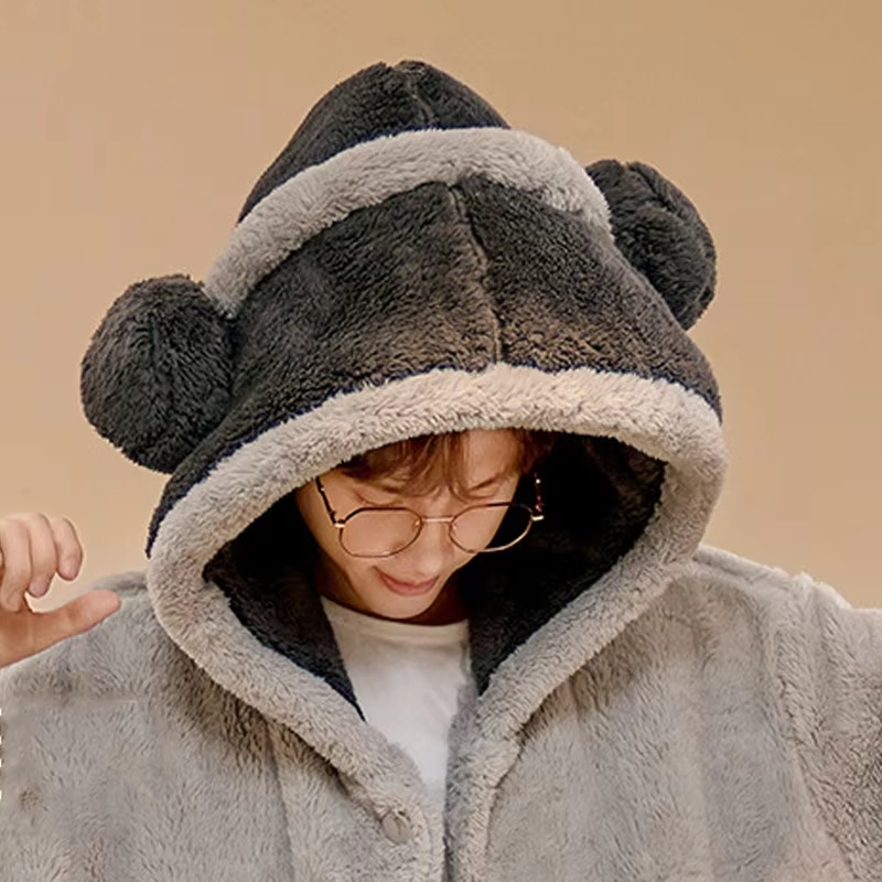One Piece Luffy Bathrobe Anime - Winter Clothing Men Style 评论和价格