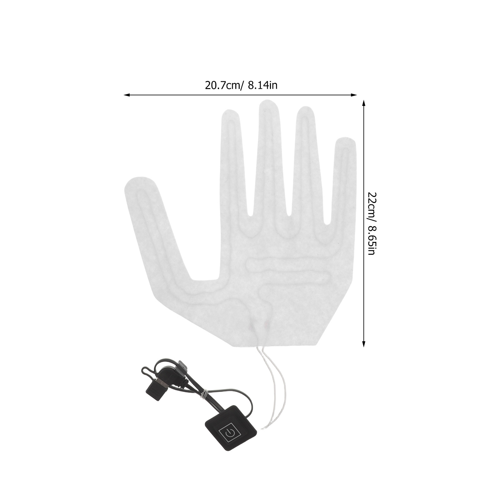 2Pcs Full Finger Electric Glov - Heated Gloves Electric 评论和价格